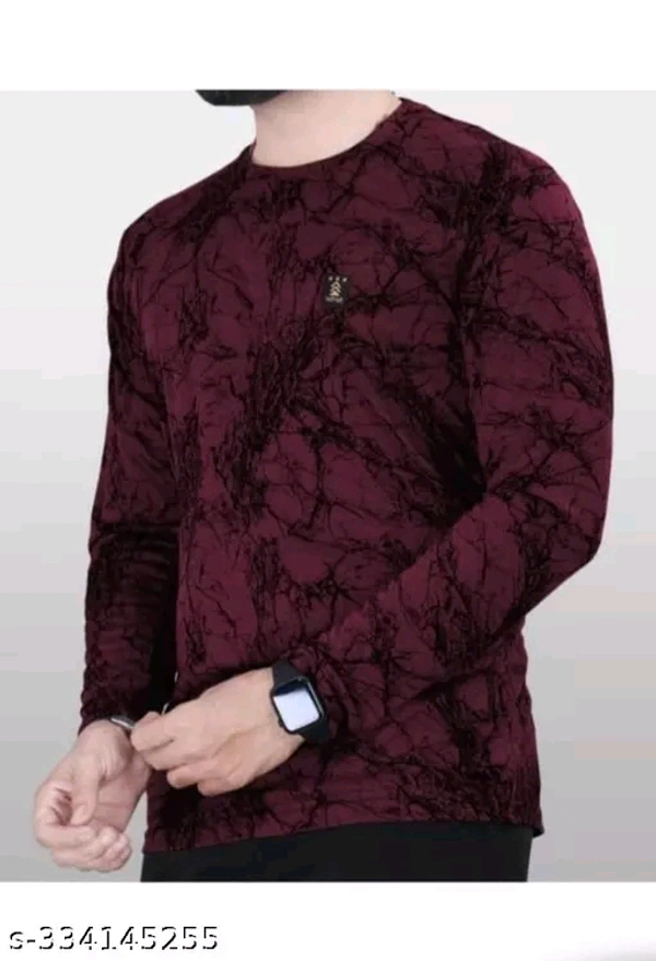 Trending Glamorous Men Polyester T-shirt - M