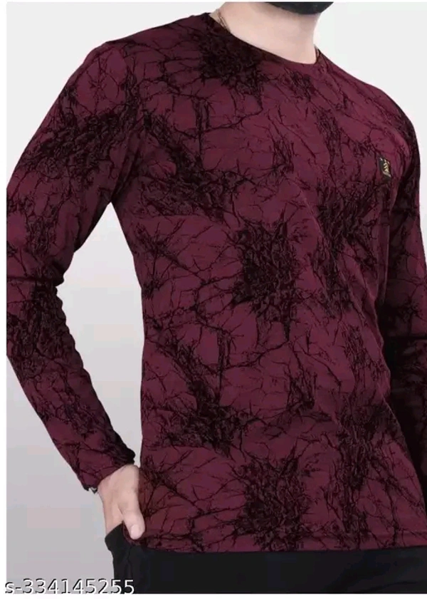 Trending Glamorous Men Polyester T-shirt - M