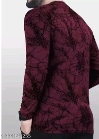 Trending Glamorous Men Polyester T-shirt - M