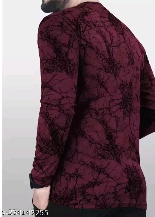 Trending Glamorous Men Polyester T-shirt - M