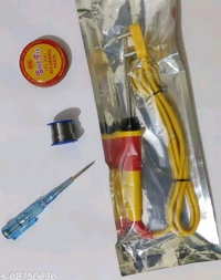 Focus 4In1 25W Soldering Iron Kit with Solder Wire, 25 W Simple (Flat Tip)
