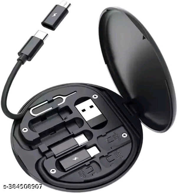 Multi USB Charging Adapter Combo - Black