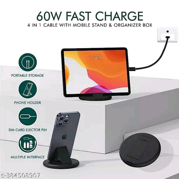 Multi USB Charging Adapter Combo - Black