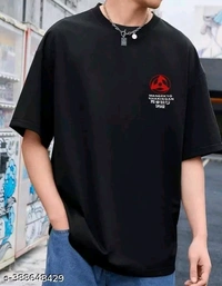 Classic Designer Men T-shirt - Black, M