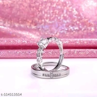 Adjustable Couple Rings | Heart Trend Rings| Fashionable Women Rings | Gifts For Couples