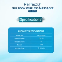 Perfecxa Electric Full Body Wireless Massager ( VHS-0470A )