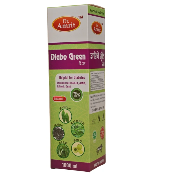 Dr. Amrit HealthCare Dr. Amrit Diabo Green Ras (1000ml) - 
