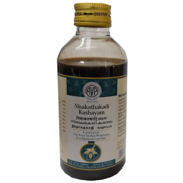Arya Vaidya Pharmacy (AVP) Nisakathakadi Kashayam (200ml)
