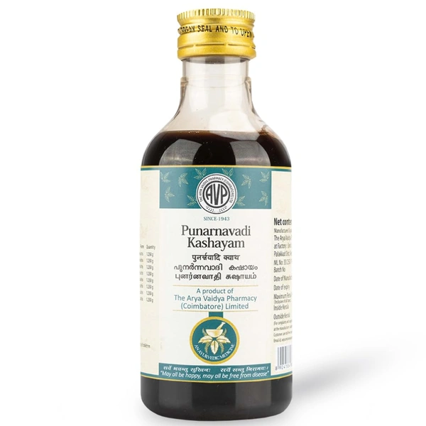 Arya Vaidya Pharmacy (AVP) Punarnavadi Kashayam (200ml)