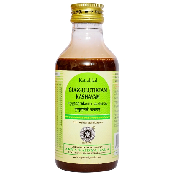 Arya Vaidya Sala Kottakkal Gulguluthiktham Kashayam (200ml)
