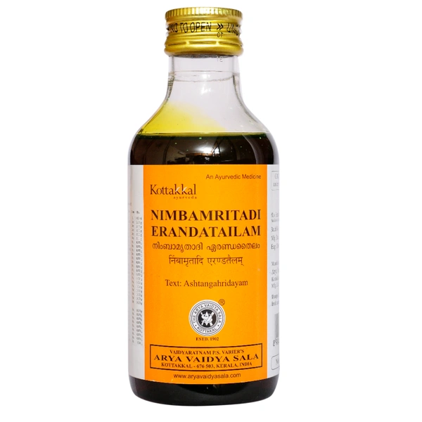 Arya Vaidya Sala Kottakkal Nimbamritadi Eranda Tailam (200ml)