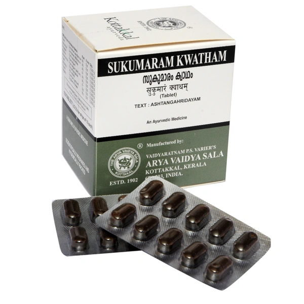  Arya Vaidya Sala Kottakkal Arya Vaidya Sala Kottakkal Sukumaram Kwatham Tablet (100tab)