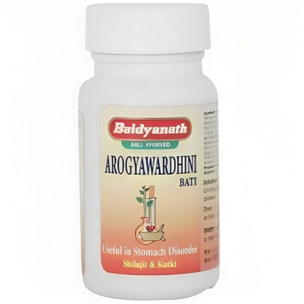 Baidyanath Jhansi Baidyanath Arogyawardhini Bati (80tab) - 80 Tablets