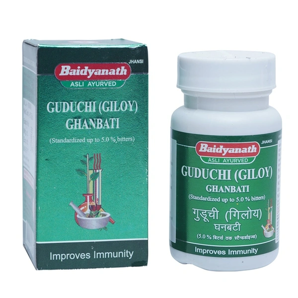 Baidyanath Jhansi Baidyanath Guduchi Giloy Ghanbati (60tab)