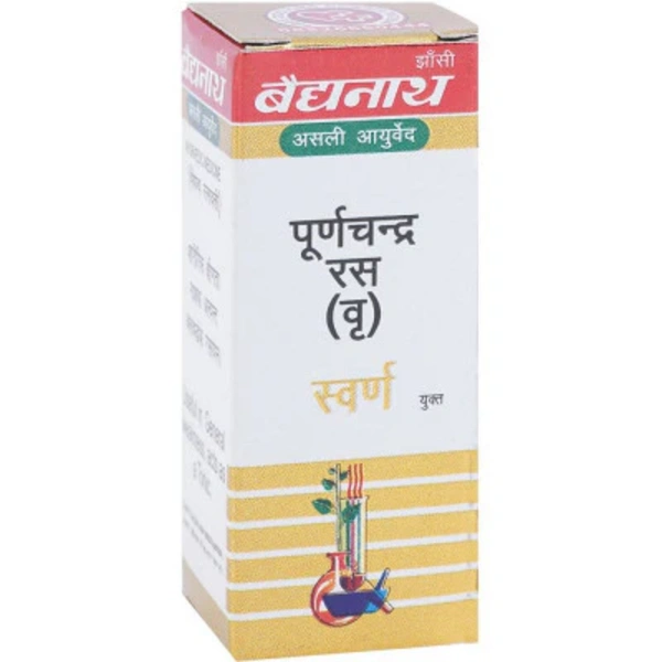 Baidyanath Jhansi Baidyanath Purnachandra Ras Vr. (Swarna Yukta) (25tab) - 25 Tablets