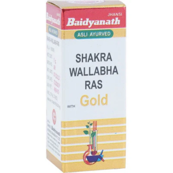 Baidyanath Jhansi Baidyanath Shakra Wallabha Ras (Swarna Yukt) (2.5gm) - 2.5 gm