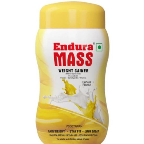 CIPLA Endura Mass Weight Gainer (500gm) - 500 gm, Banana