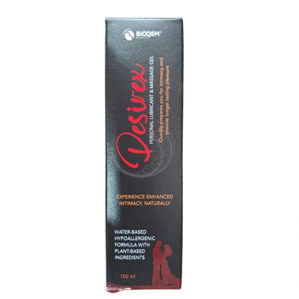 BIOQEM BOTANICALS Bioqem Desirex Personal Lubricant & Massage Gel (100ml)