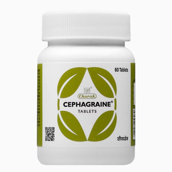 Charak Pharma Pvt Ltd Charak Cephagraine Tablet (60Tab) - 60 Tablets