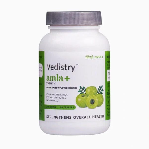 Charak Pharma Pvt Ltd Charak Vedistry Amla+ Tablets (60tab)