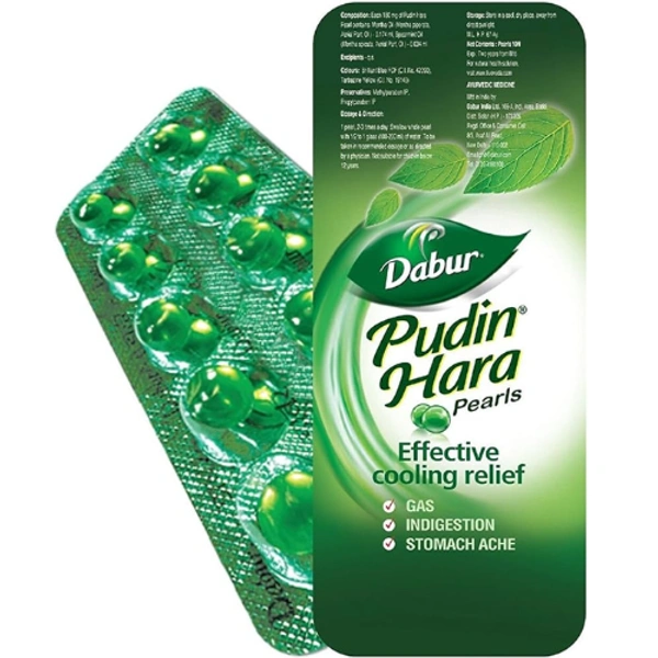 Dabur Pudin Hara Pearls Capsules (120caps) - 120 Capsules