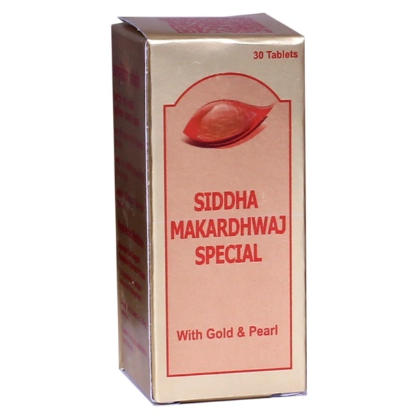 Dabur Siddha Makardhwaj Special With Gold (30Tab)