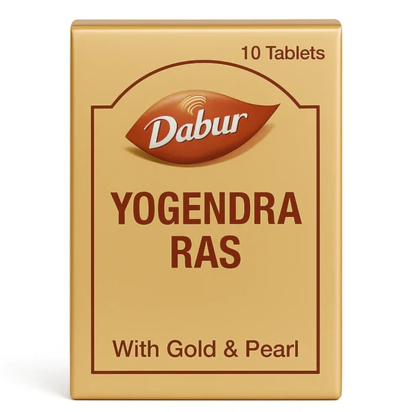 Dabur Yogendra Ras With Gold (10tab) - 10 Tablets
