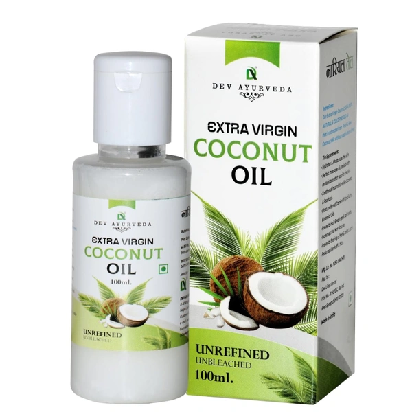 Dev Ayurveda Dev Coconut Oil (100ml) Extra Vergin