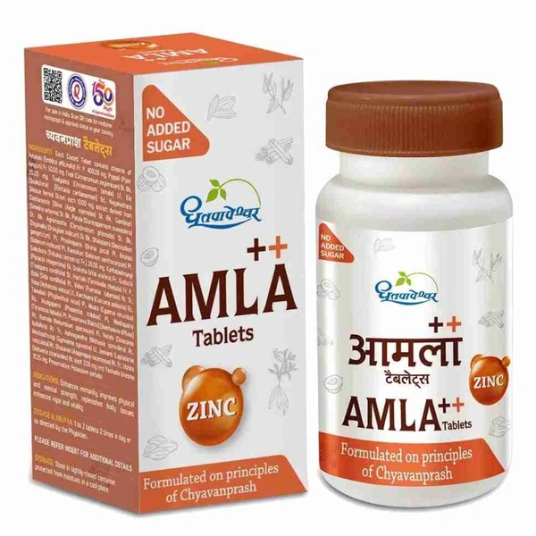 Shree Dhootapapeshwar Dhootapapeshwar Amla Plus With Zinc Tablets (60Tab)