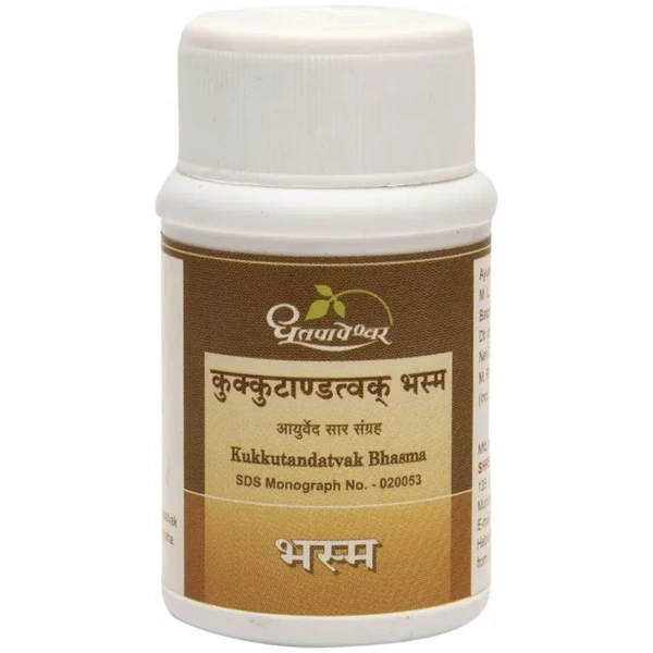 Shree Dhootapapeshwar Dhootapapeshwar Kukkutandatvak Bhasma Tablets (60Tabs)