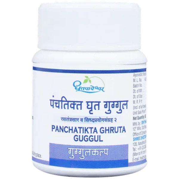 Shree Dhootapapeshwar Dhootapapeshwar Panchatikta Ghruta Guggul (60Tab)