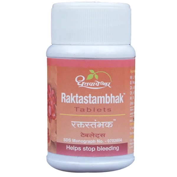 Shree Dhootapapeshwar Dhootapapeshwar Raktastambhak Tablets (60Tab)