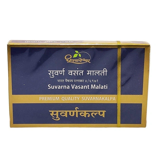 Shree Dhootapapeshwar Dhootapapeshwar Swarna Vasant Malti Ras (Premium) (30tab) - 30 Tablets