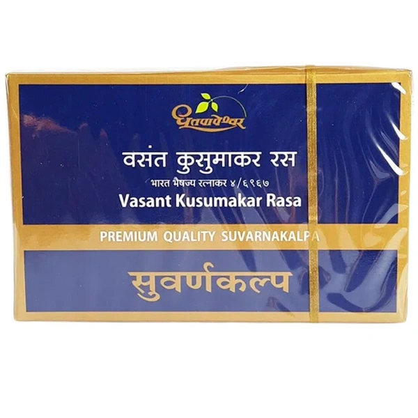Shree Dhootapapeshwar Dhootapapeshwar Vasant Kusumakar Ras (Premium) (30tab) - 30 Tablets