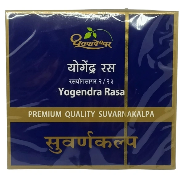 Shree Dhootapapeshwar Dhootapapeshwar Yogendar Ras (Premium) (30tab) - 30 Tablets