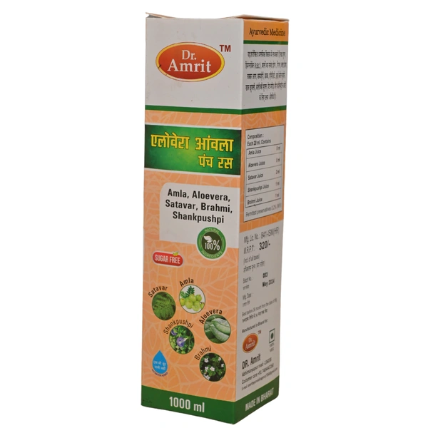 Dr. Amrit HealthCare Dr. Amrit Aloevera Amala Panch Ras (1000ml)