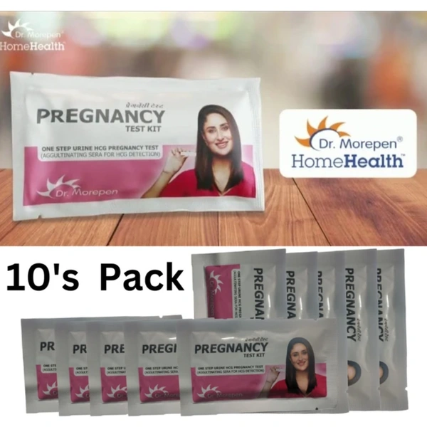 Morepen Laboratories Ltd Dr Morepen HCG Pregnancy Test Device (10 Test KITS)