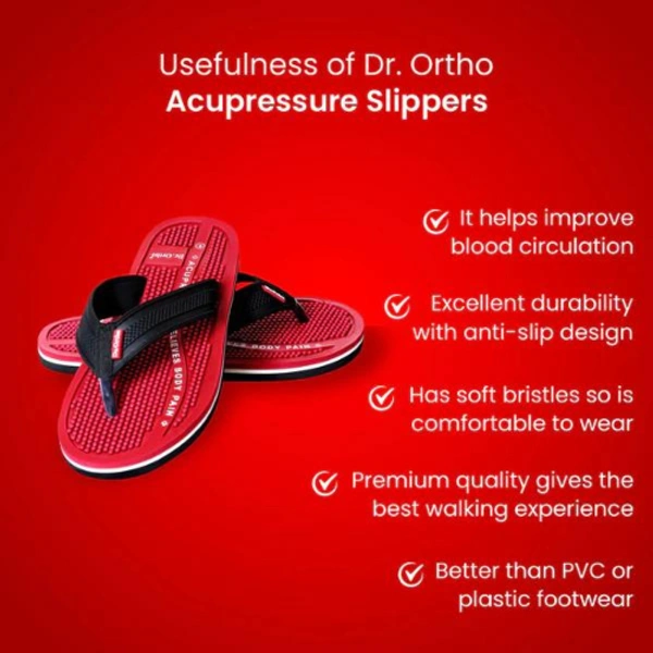 Dr. Ortho Acupressure Slippers UK 5 (247mm) - UK 5 (247mm)