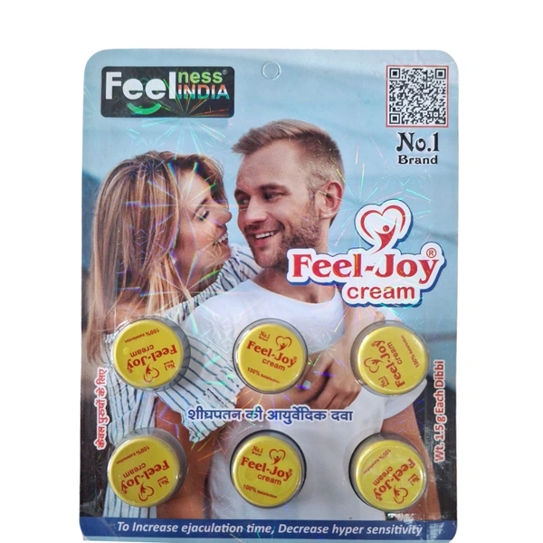 S K Veda Feel Joy Cream (1.5gm X 6 Dibbi) (For Extra Timing)