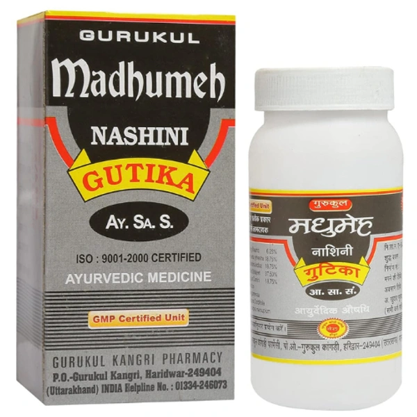 Gurukul Kangri Pharmacy Gurukul Madhumeh Nashini Gutika (50gm) - 50 gm