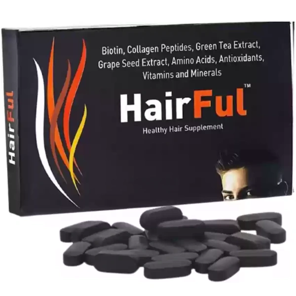 Nava Healthcare Pvt Ltd HairFul Tablet for Women & Men Hair Care (15Tab)