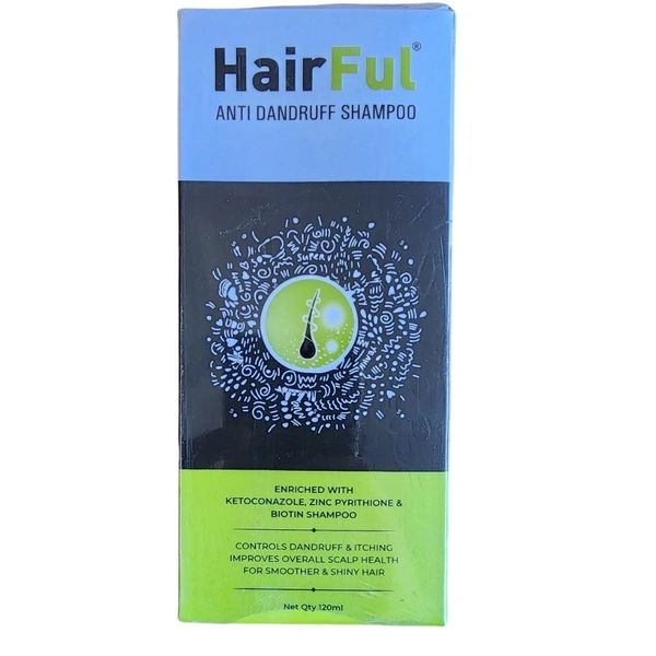 Nava Healthcare Pvt Ltd Hairful Anti Dandruff Shampoo (120ml)