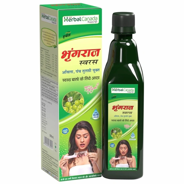 Herbal Canada Bhringraj Juice-Control for Hair Fall (500ml)