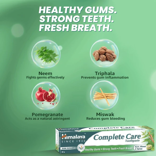 Himalaya Wellness Company Himalaya Complete Care Toothpaste (80g) (Pack Of 3)