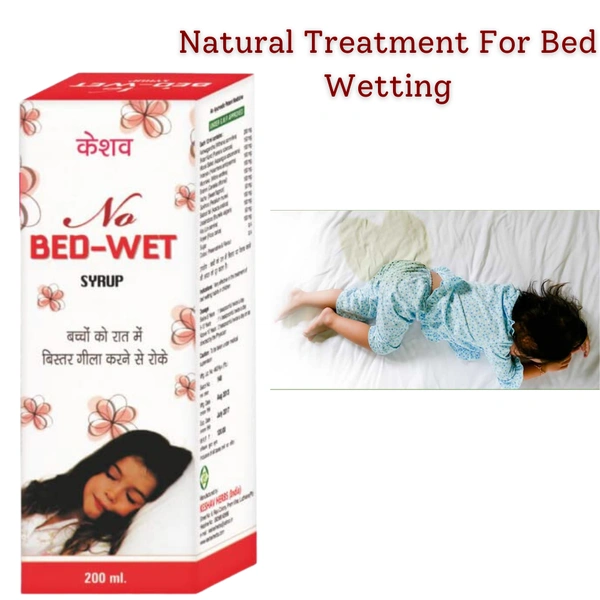 Keshav Herbs Keshav No Bed-Wet Syrup (200ml) Helpful in preventing bed wetting and urinary disorders