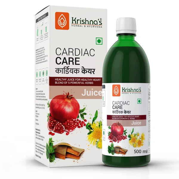 Krishna's Herbal & Ayurveda Krishna Cardiac Care Juice (500ml) - 500 ml