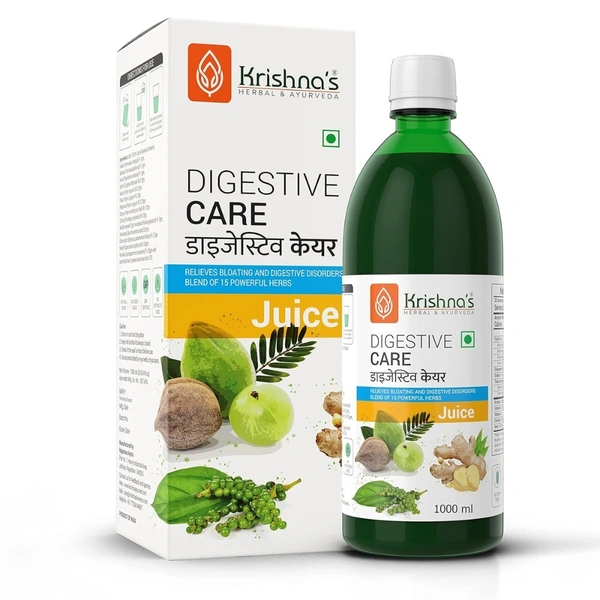 Krishna's Herbal & Ayurveda Krishna Digestive Care Juice (1000ml) - 1 Liter