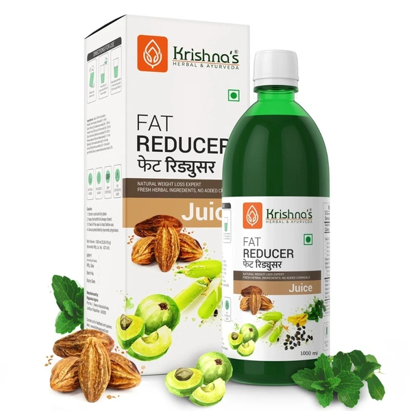 Krishna's Herbal & Ayurveda Krishna Fat Reducer Juice (1000ml) - 1000 ml