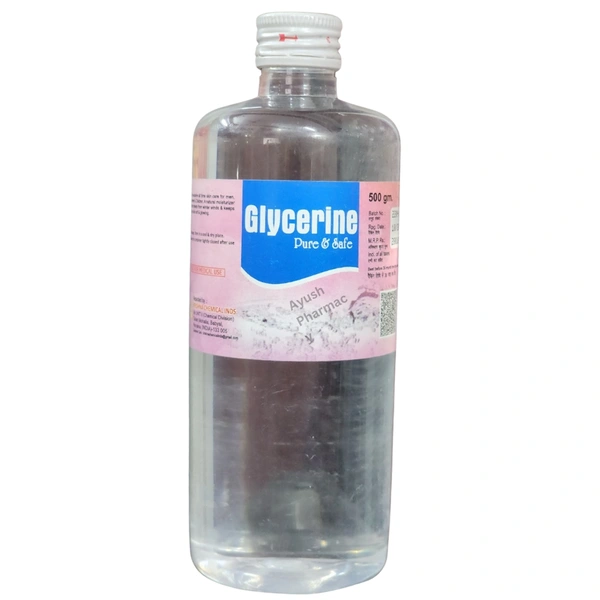 Krishna Chemical Inds. Krishna Glycerine (500 gm) Pure & Safe - 500 gm