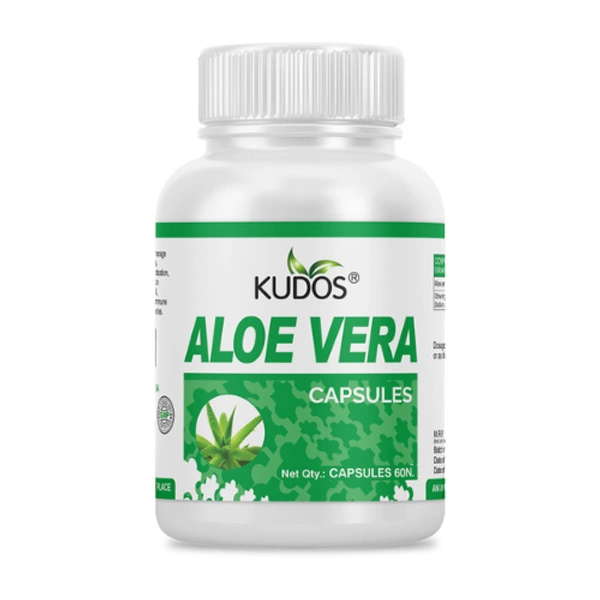 Kudos Aloevera Capsules (60caps) - 60 Capsules